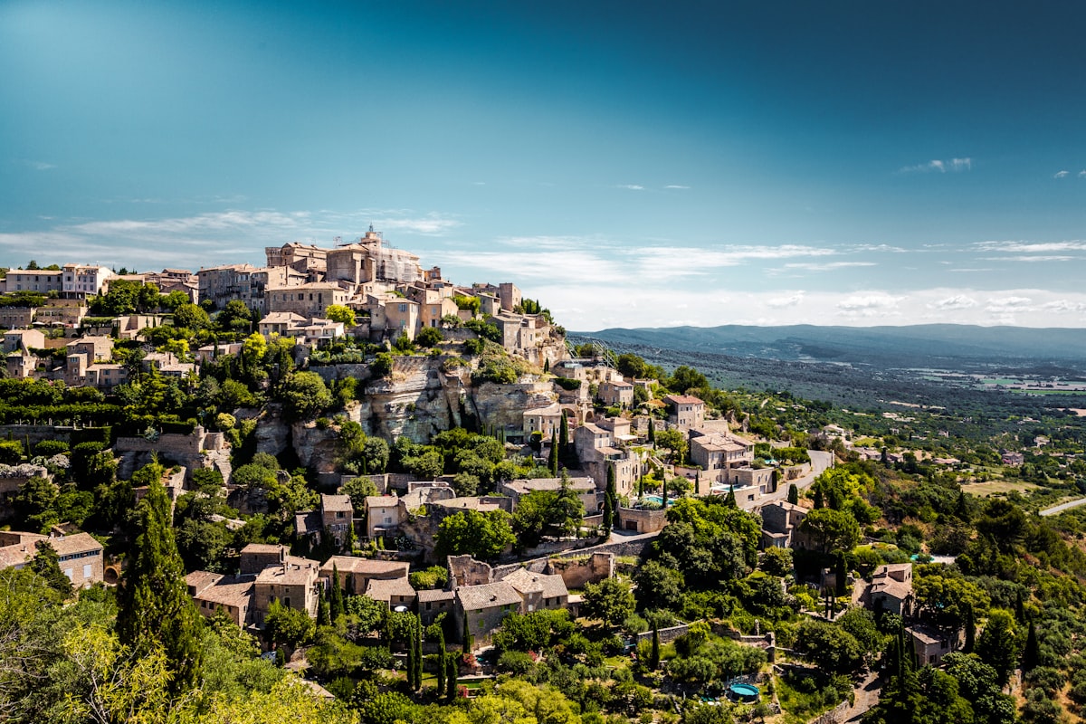 Village perché du sud de la France